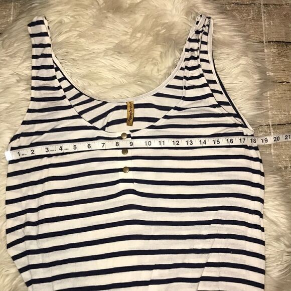 Rachel Pally Nautical Stripe Sleeveless Romper - Picture 6 of 6